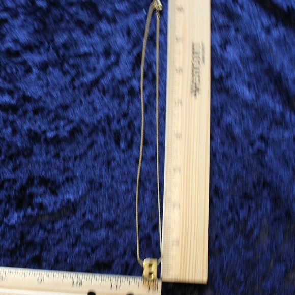 B Charm on gold tone necklace - Picture 2 of 2